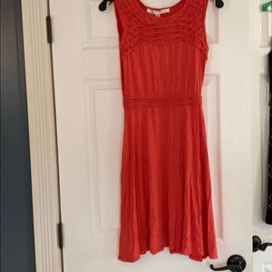 Orange knit dress—Max Stuido